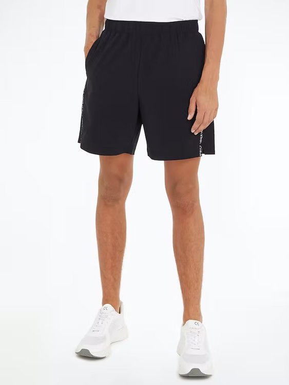 Calvin Klein Performance – Gym šortky, Černá barva