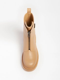 Luxusní Leila kozačky, Béžová barva, 36, 37, 38, 39, 40