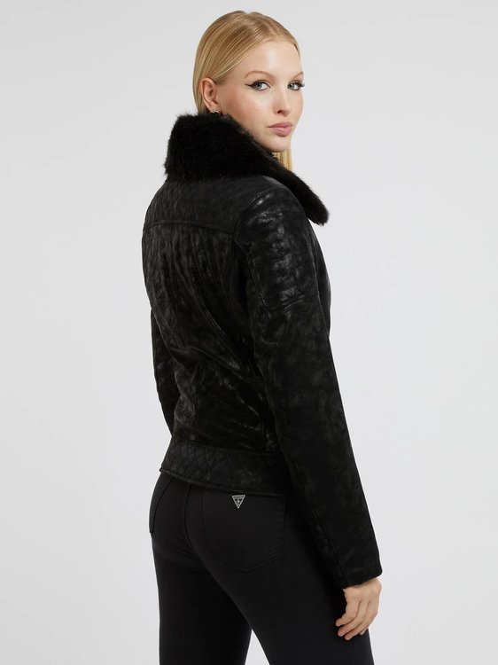 Olivia bunda – Guess, Černá barva Ženy