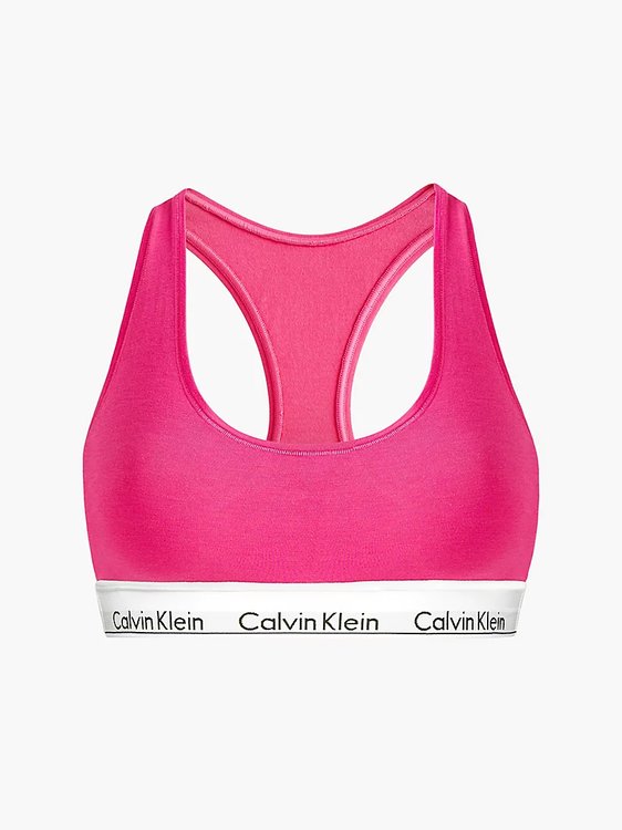 Calvin Klein Underwear – Modern Cotton podprsenka, Růžová barva