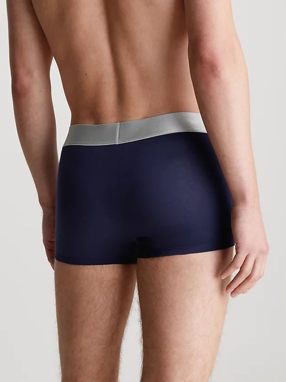 Módní CK Steel Cotton boxery 3ks, Modrá, Zelená barva, 2024