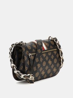 Luxusní Nelka crossbody, Hnědá barva, T/U