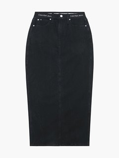 Maxi sukně Černá barva Ženy