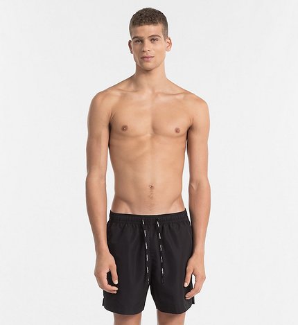 Calvin Klein Swimwear – Plavecké šortky Core Solids, Černá barva