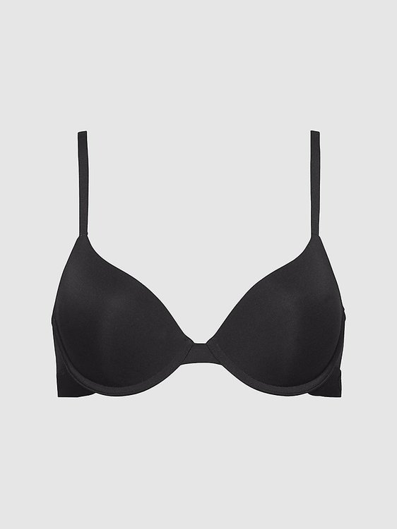 Calvin Klein Underwear – Podprsenka Tonal Logo, Černá barva