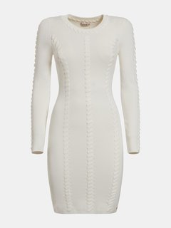 Guess, Bílá barva Letitia šaty