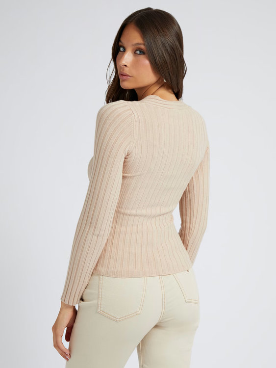 Ines svetr – Guess, Béžová barva Ženy