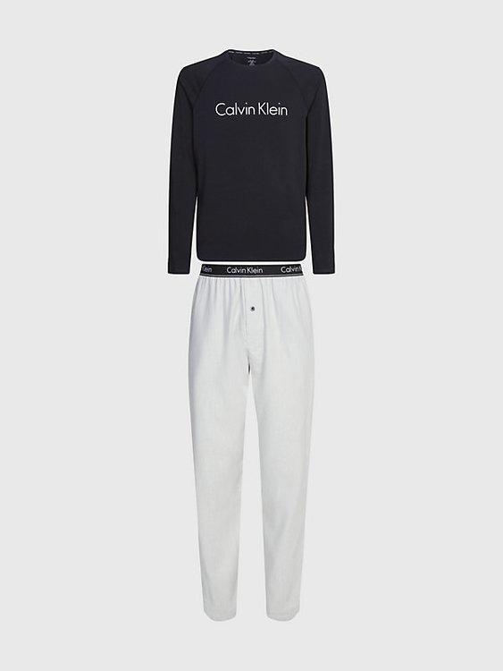 Holiday pyžamový set Černá, Šedá barva Muži