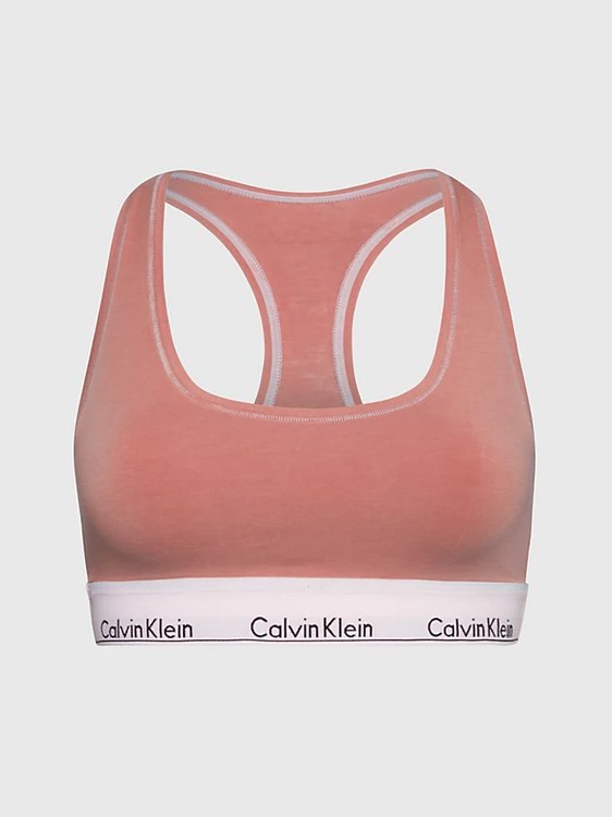 Calvin Klein Underwear – Modern Cotton podprsenka, Růžová barva