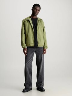 Luxusní Relaxed Hooded Nylon větrovka, Zelená barva, S, M, L, XL, XXL