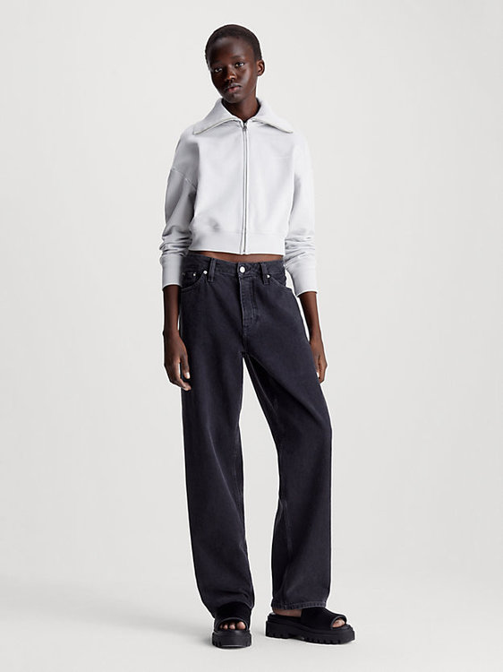 Luxusní Diffused Monologo mikina, Šedá barva, XS, S, M, L