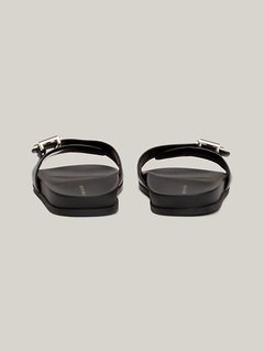 Luxusní TH Hardware Leather sandály, Černá barva, 37, 38, 39