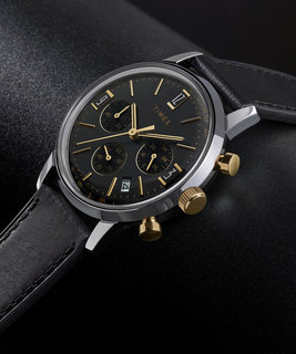 Černá, Stříbrná barva, Marlin hodinky