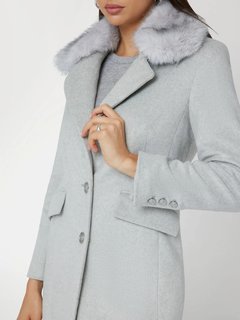 Nancy Fit kabát Šedá barva Ženy