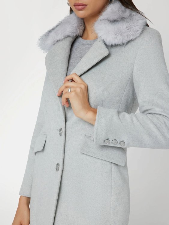 Nancy Fit kabát Šedá barva Ženy