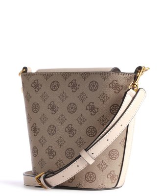 Hensely 4G logo kabelka – Guess, Hnědá barva Ženy