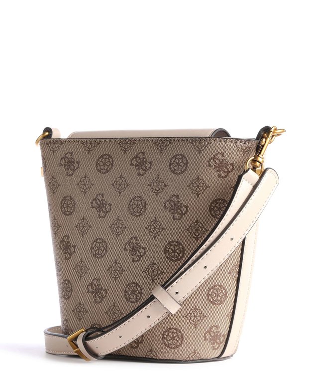 Hensely 4G logo kabelka – Guess, Hnědá barva Ženy