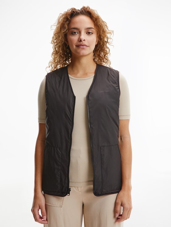 Calvin Klein, Černá barva Reversible vesta 2