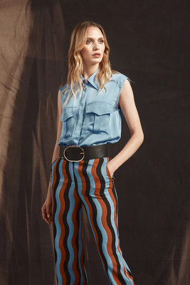 Módní Funny košile, Modrá barva, 2022