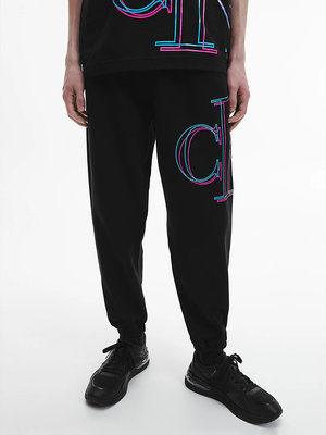 Illuminated tepláky – Calvin Klein Jeans, Černá barva Muži