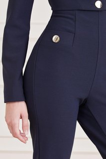 Luxusní Leigah kalhoty, Modrá, Navy barva, 38, 40, 42, 44, 46