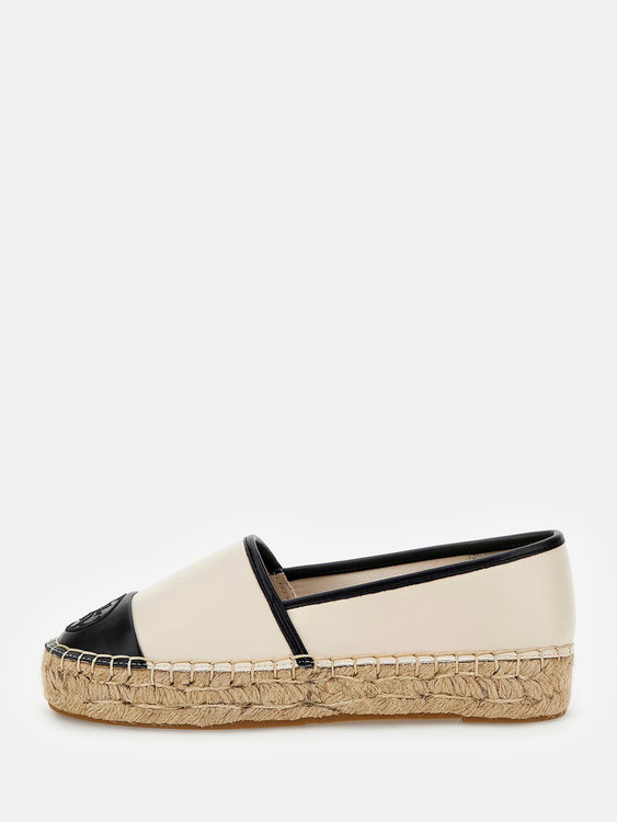 Jaleel espadrilky – GUESS, Bílá, Černá barva Ženy