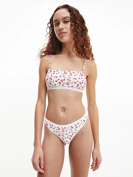 Módní CK One tanga 2ks, Červená barva, 2022