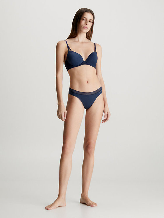 Sed Comfort Light podprsenka Modrá barva Ženy