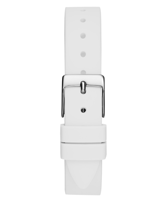 Mini Luna hodinky – GUESS, Bílá, Stříbrná barva Ženy