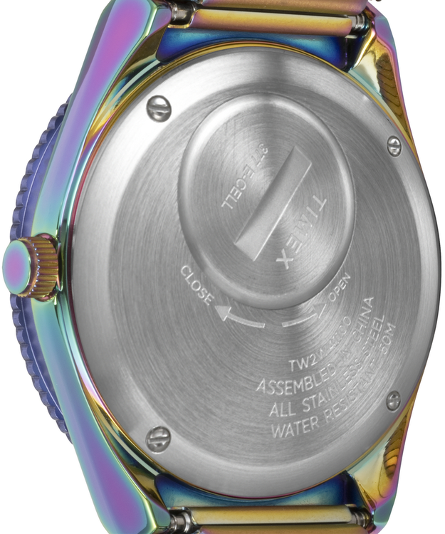 Diver Inspired hodinky Fialová, Iridiscentní barva Ženy