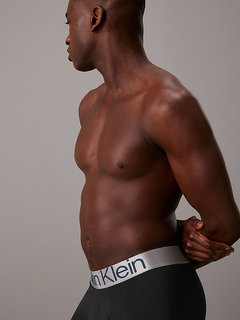 Luxusní CK Steel Cotton boxery 3ks, Černá barva, M, L, XL