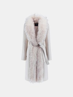 Valerie kabát Krémová barva Ženy