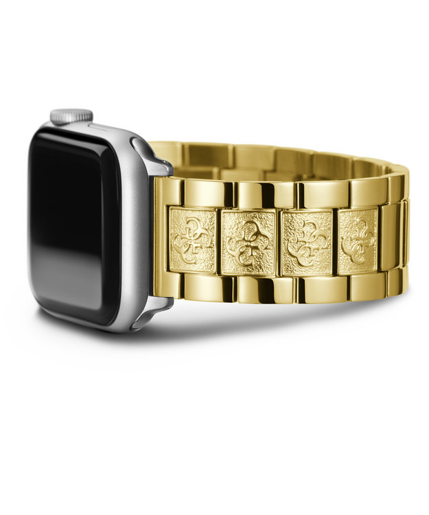 Módní Apple Watch řemínek, Zlatá barva, 2025