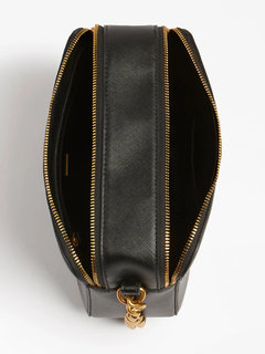 Černá barva, Aura Saffiano crossbody