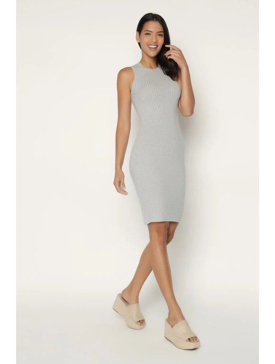 Módní Eve šaty, Šedá barva, 2022