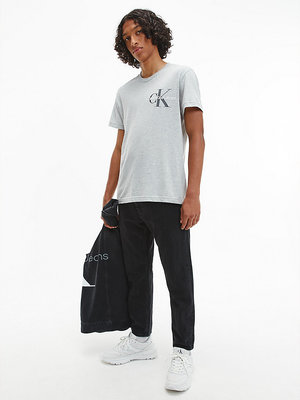 Monogram tričko – Calvin Klein Jeans, Šedá barva Muži