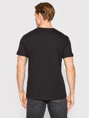 Módní Mixed institutional tričko, Černá barva, 2022