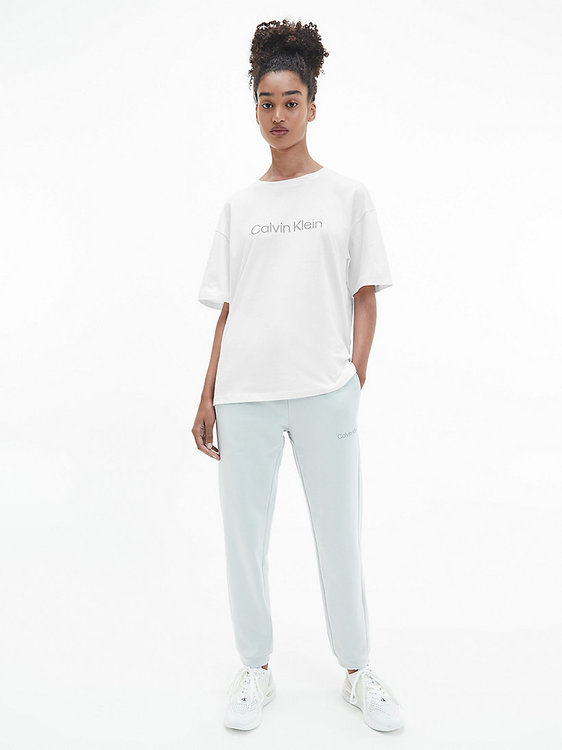 Módní Boyfriend top, Bílá barva, 2022