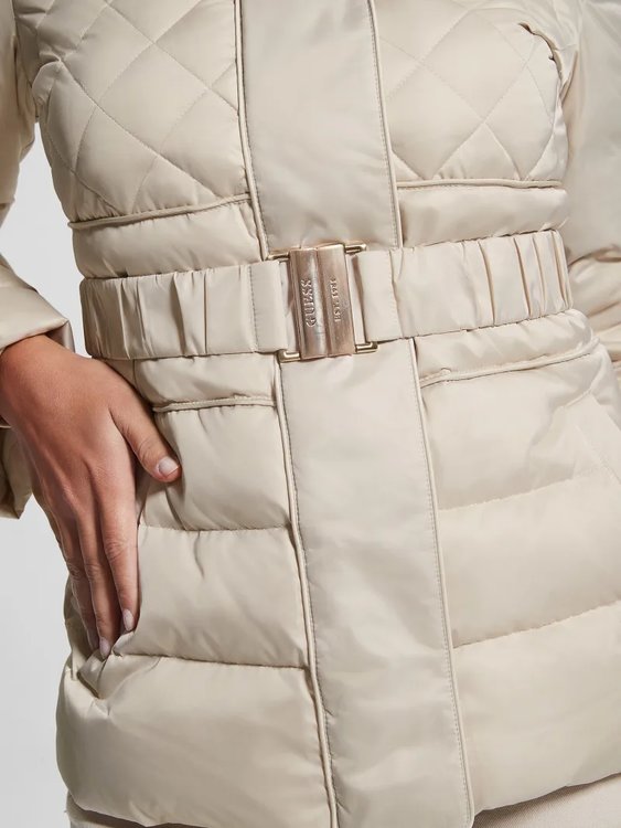 Luxusní Laurie bunda, Béžová barva, XS, S, M, L, XL