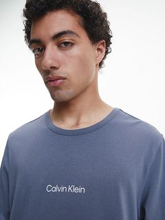 Luxusní Structure Lounge triko, Modrá, Šedá barva, S, M, L, XL