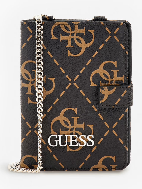 GUESS – Berta obal na pas, Hnědá barva