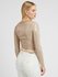 Esperanza top – GUESS, Béžová, Zlatá barva Ženy