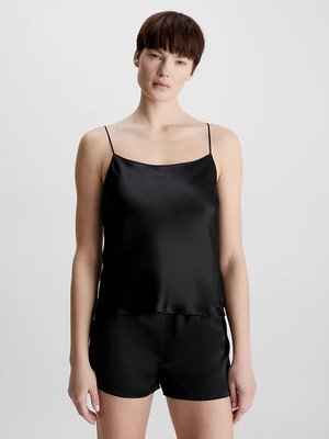 Calvin Klein Underwear – Black Elevated pyžamový top, Černá barva