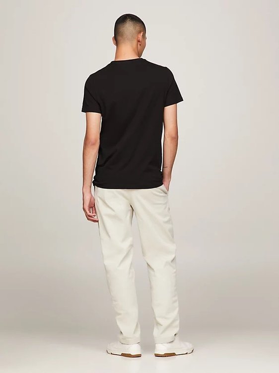 Módní MW0MW32572-BDS triko s/s, Černá barva, 2023