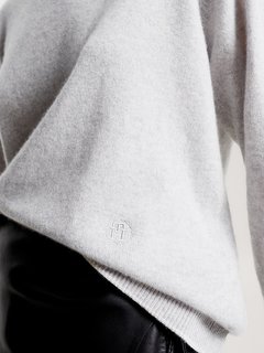 Cashmere svetr Šedá barva Ženy