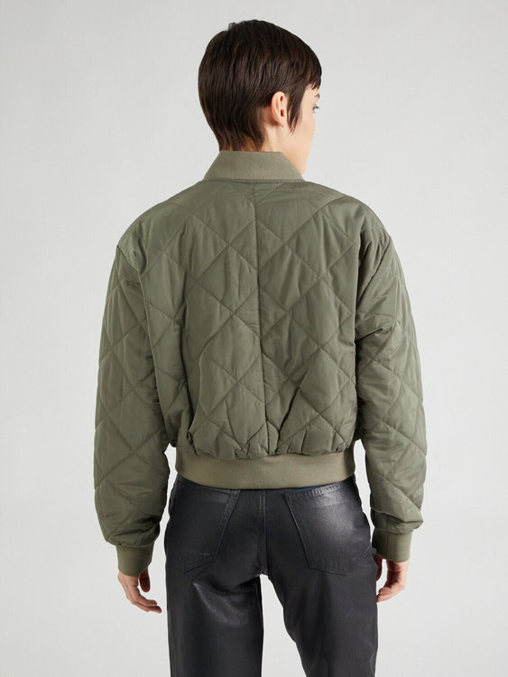 Lw Quilted  bomber – Calvin Klein Jeans, Zelená barva Ženy