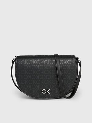 Calvin Klein Jeans – CK Daily Saddle crossbody, Černá barva