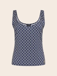 Modrá, Multi barva, Wanda top