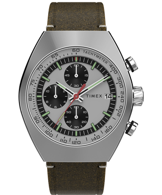 TIMEX – Legacy hodinky, Hnědá, Stříbrná barva