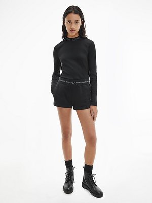 Jogger šortky – Calvin Klein Jeans, Černá barva Ženy